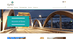 Desktop Screenshot of dynea.com