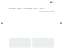 Tablet Screenshot of dynea.com