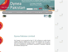 Tablet Screenshot of dynea.com.pk